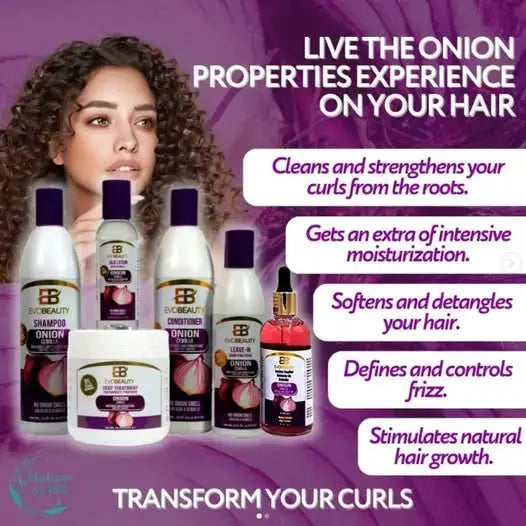 EvoBeauty Onion Anti-Hair Loss Kit NaturebyMK