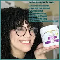 EvoBeauty Onion Long- Lasting Shine Results NaturebyMK