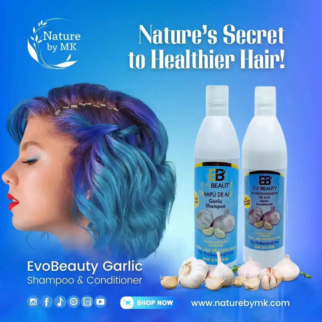 EvoBeauty Garlic Brilliance Hair Revival Kit NaturebyMK