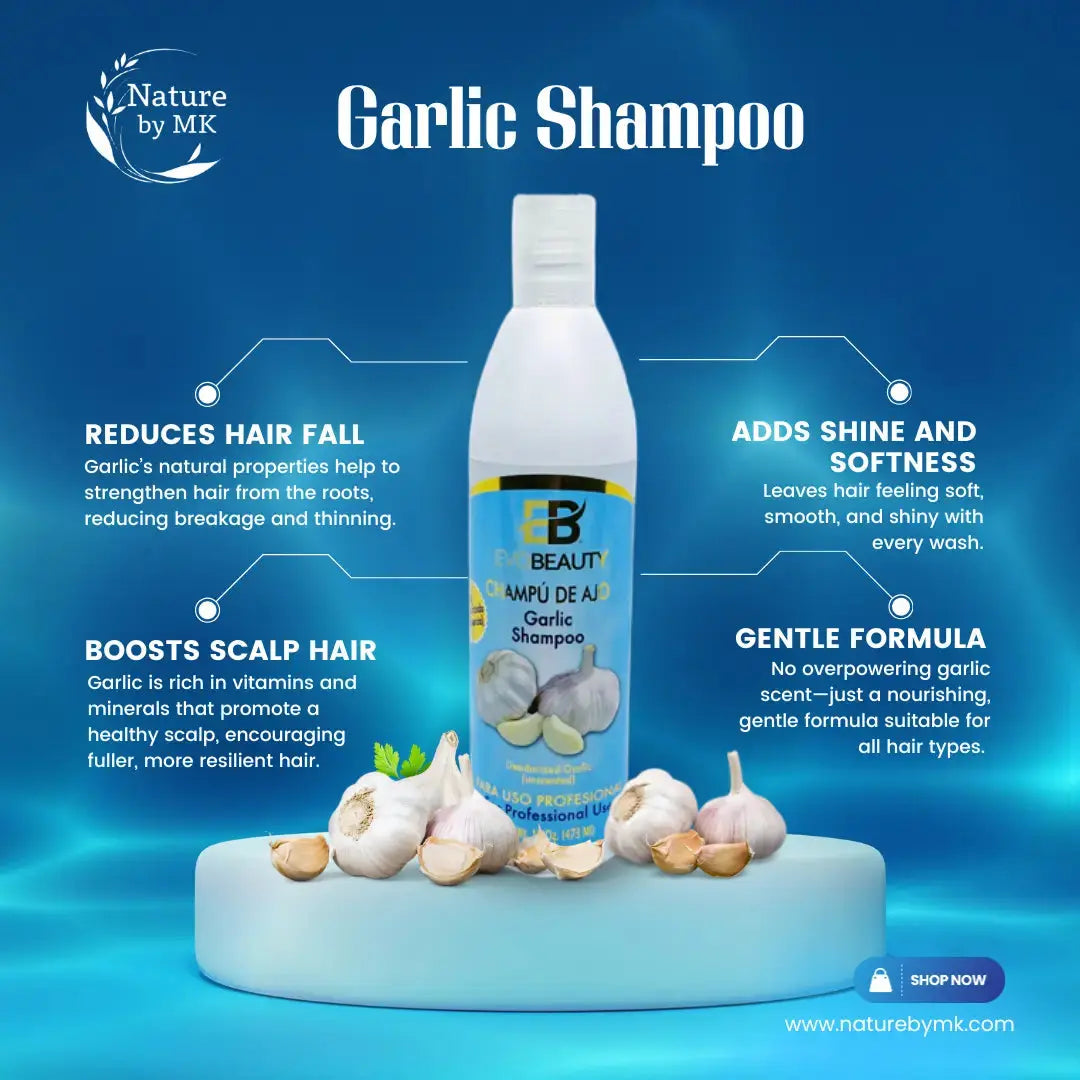 EvoBeauty Garlic Brilliance Hair Revival Kit NaturebyMK