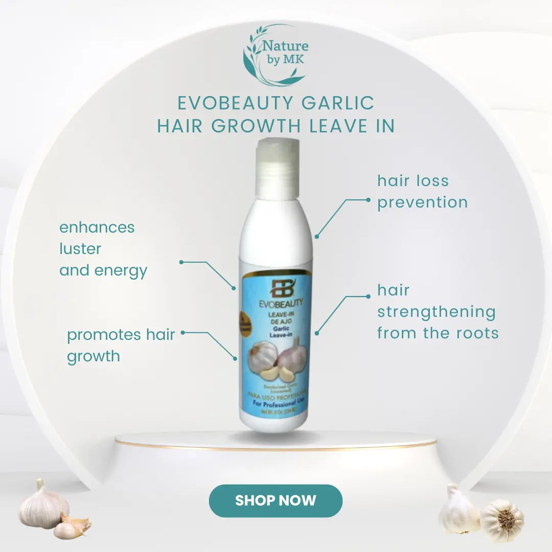 EvoBeauty Garlic Hair Growth Leave-In Treatment NaturebyMK