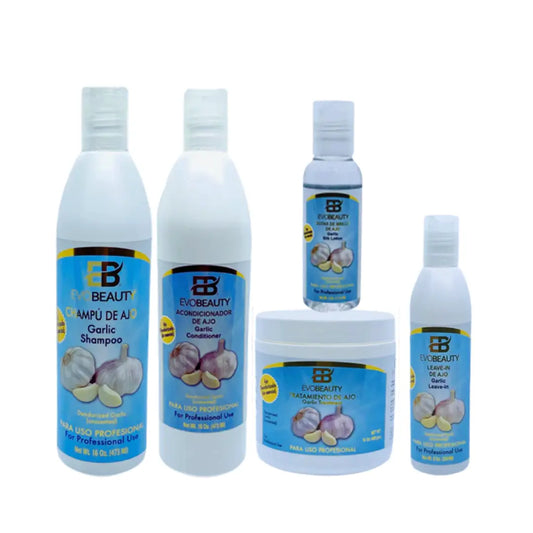 EvoBeauty Garlic Enhances Glow Hair Care Kit NaturebyMK