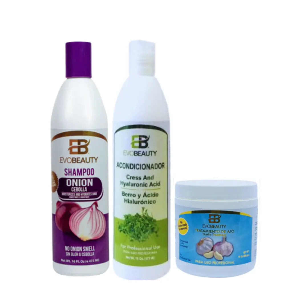 EvoBeauty Growth & Vitality Hair Care Set NaturebyMK