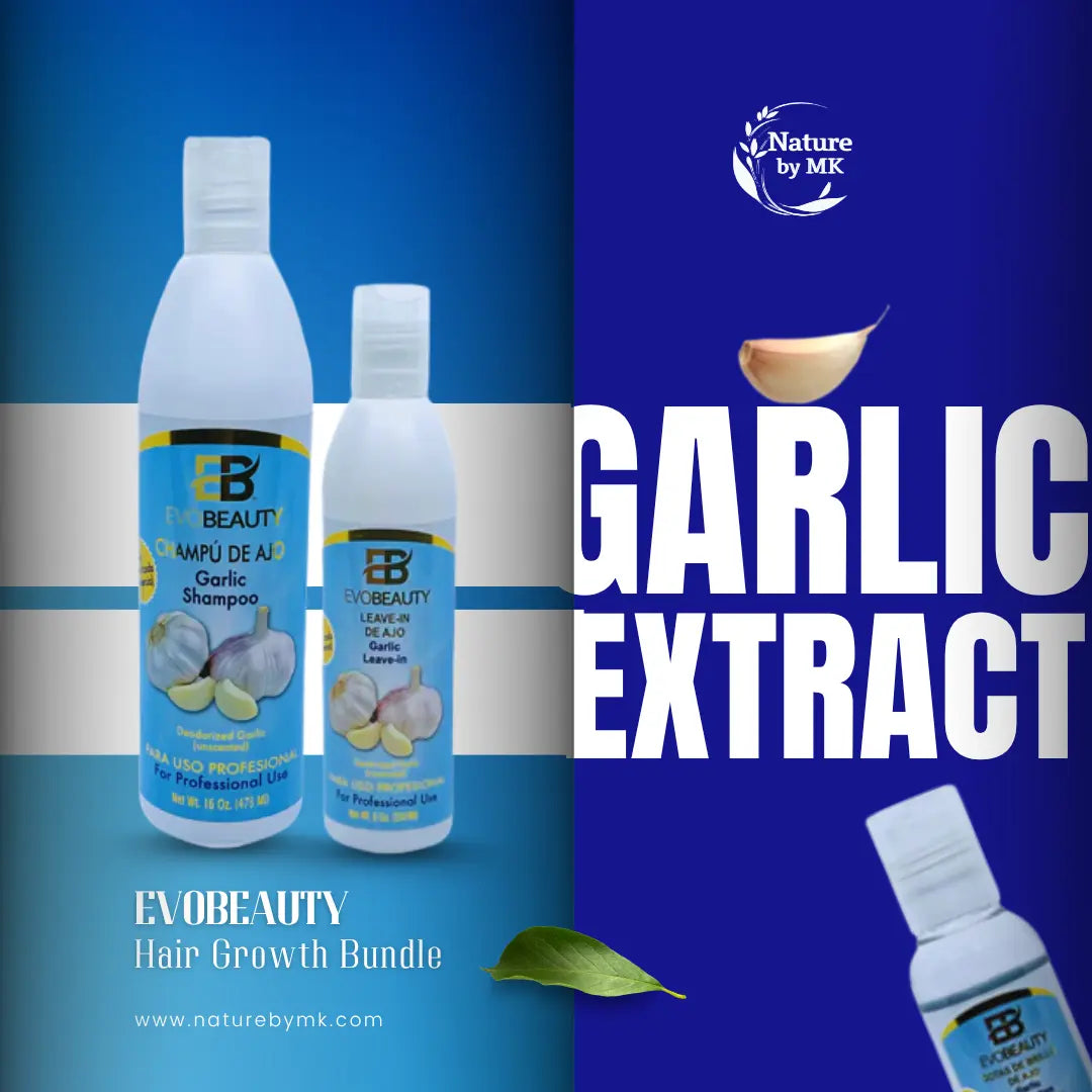 EvoBeauty Garlic Hair Growth Bundle NaturebyMK