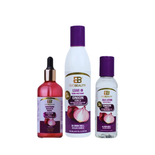 EvoBeauty Onion Extract Hair Growth Kit NaturebyMK