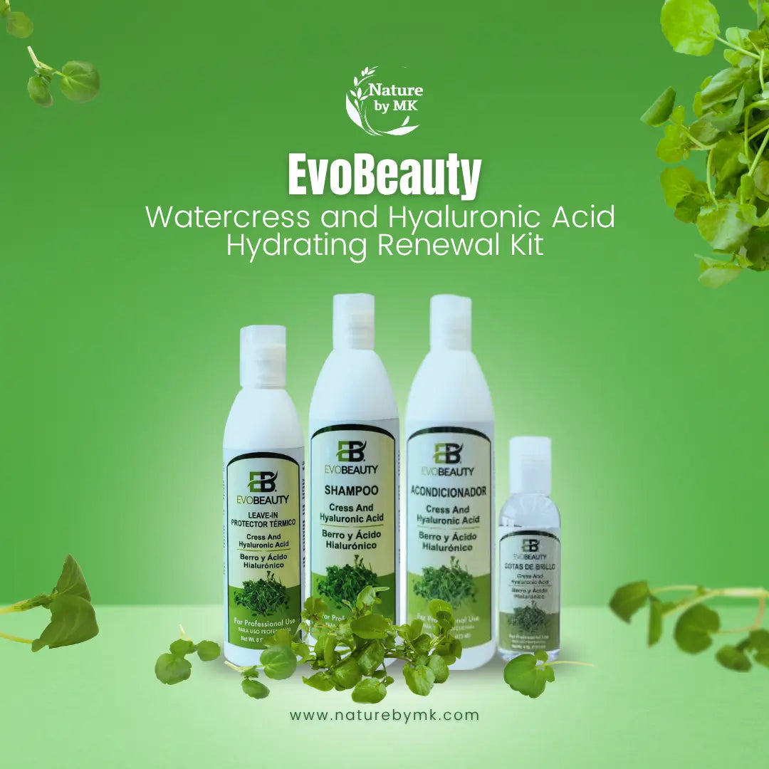 EvoBeauty Watercress and Hyaluronic Acid Hydrating Renewal Kit NaturebyMK