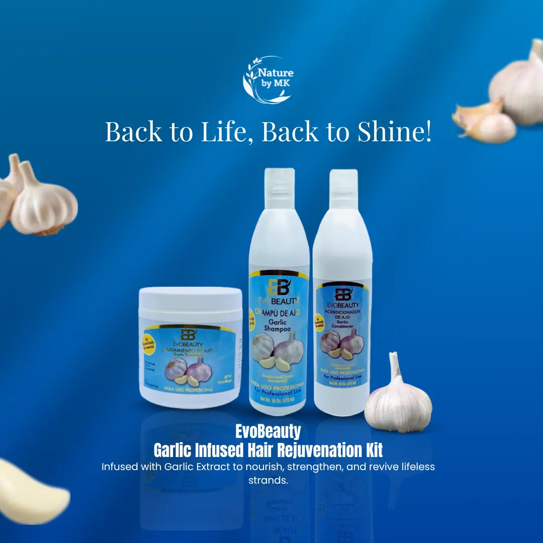 EvoBeauty Garlic Infused Hair Rejuvenation Kit