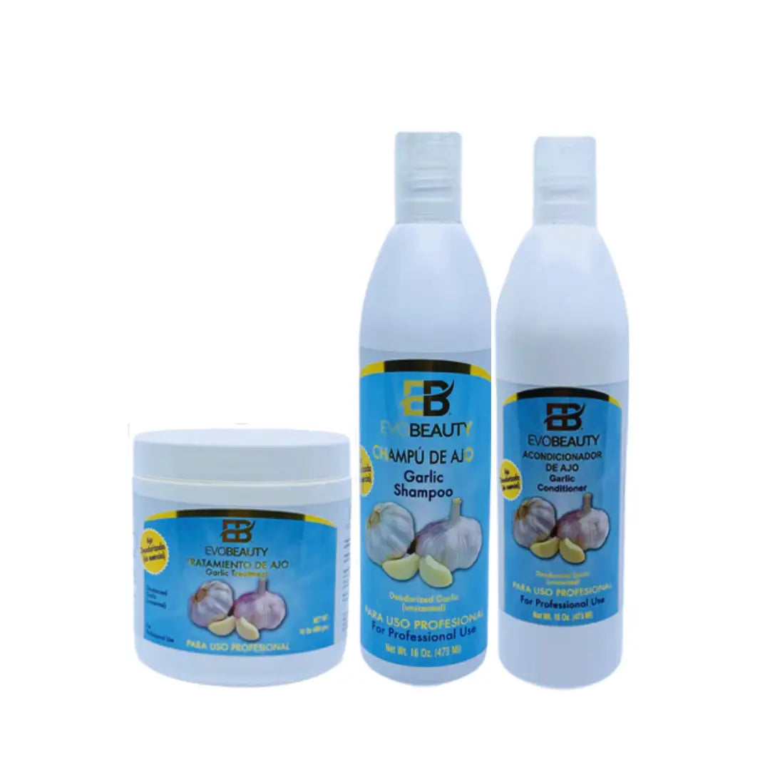 EvoBeauty Garlic Infused Hair Rejuvenation Kit NaturebyMK