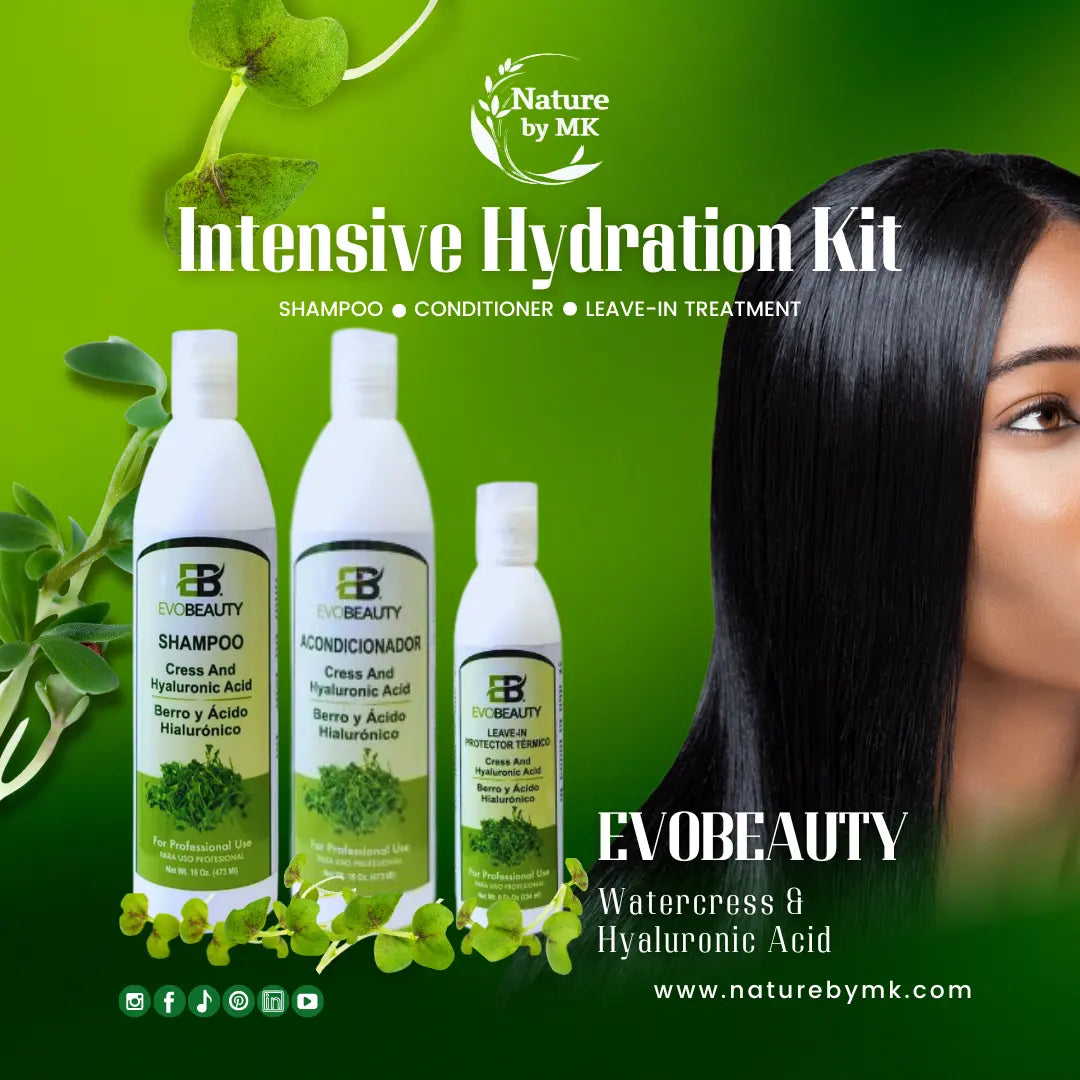 EvoBeauty Watercress & Hyaluronic Acid Intensive Hydration Kit NaturebyMK