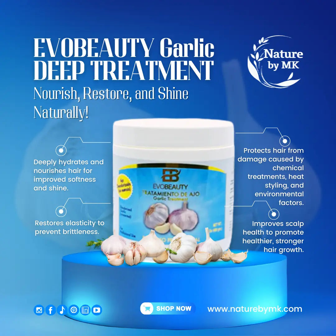 EvoBeauty Garlic Hair Growth Hair Mask Treatment NaturebyMK