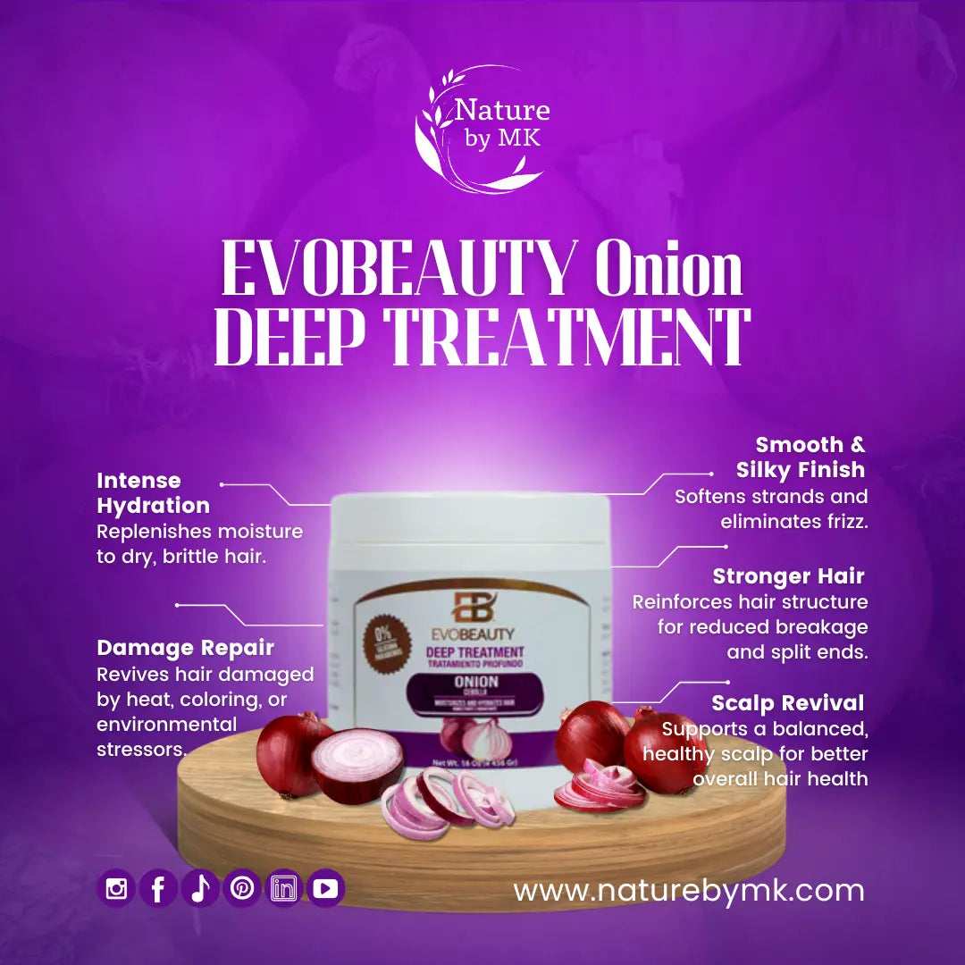 Revitalizing Onion Extract Hair Mask Treatment NaturebyMK