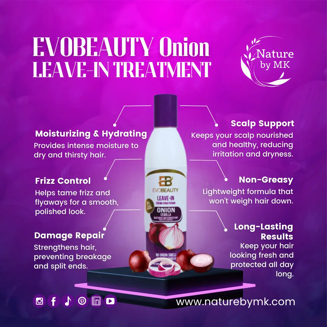 EvoBeauty Onion Restoring Leave-In Treatment NaturebyMK