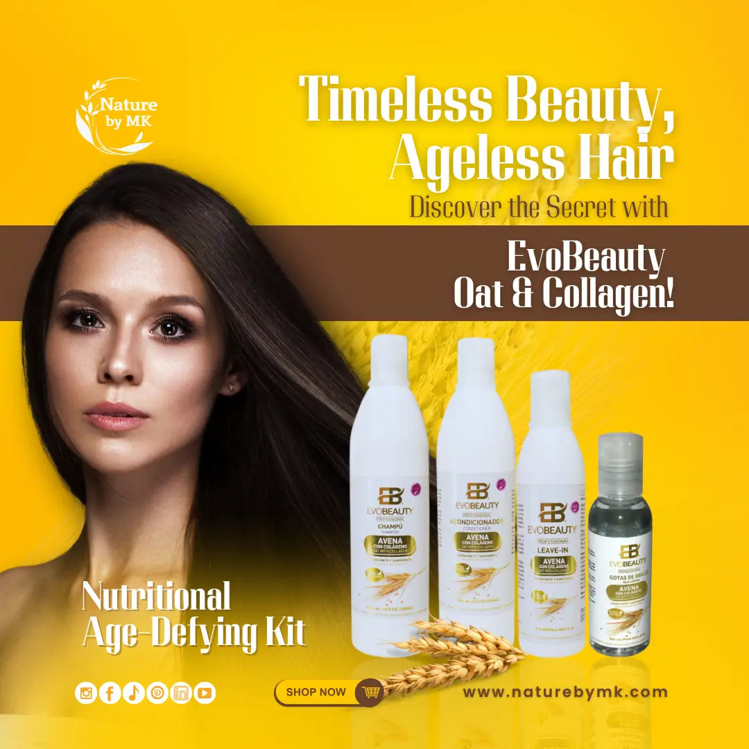 EvoBeauty Oat & Collagen Nutritional Age-Defying Kit NaturebyMK