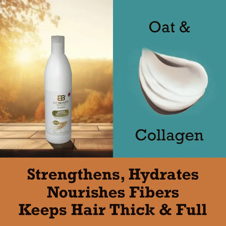 EvoBeauty Oat & Collagen Nutritional Shampoo NaturebyMK