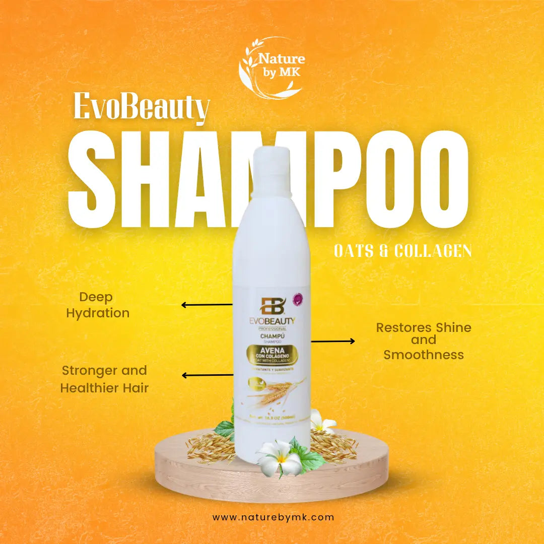 EvoBeauty Oat & Collagen Shampoo NaturebyMK