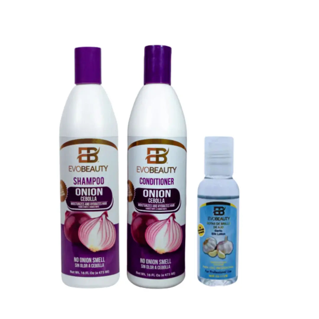 EvoBeauty Shine & Smoothness Hair Care Set NaturebyMK