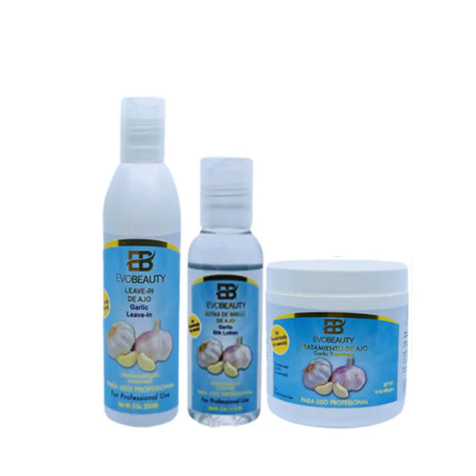 EvoBeauty Garlic Stimulates Hair Restoration Kit NaturebyMK