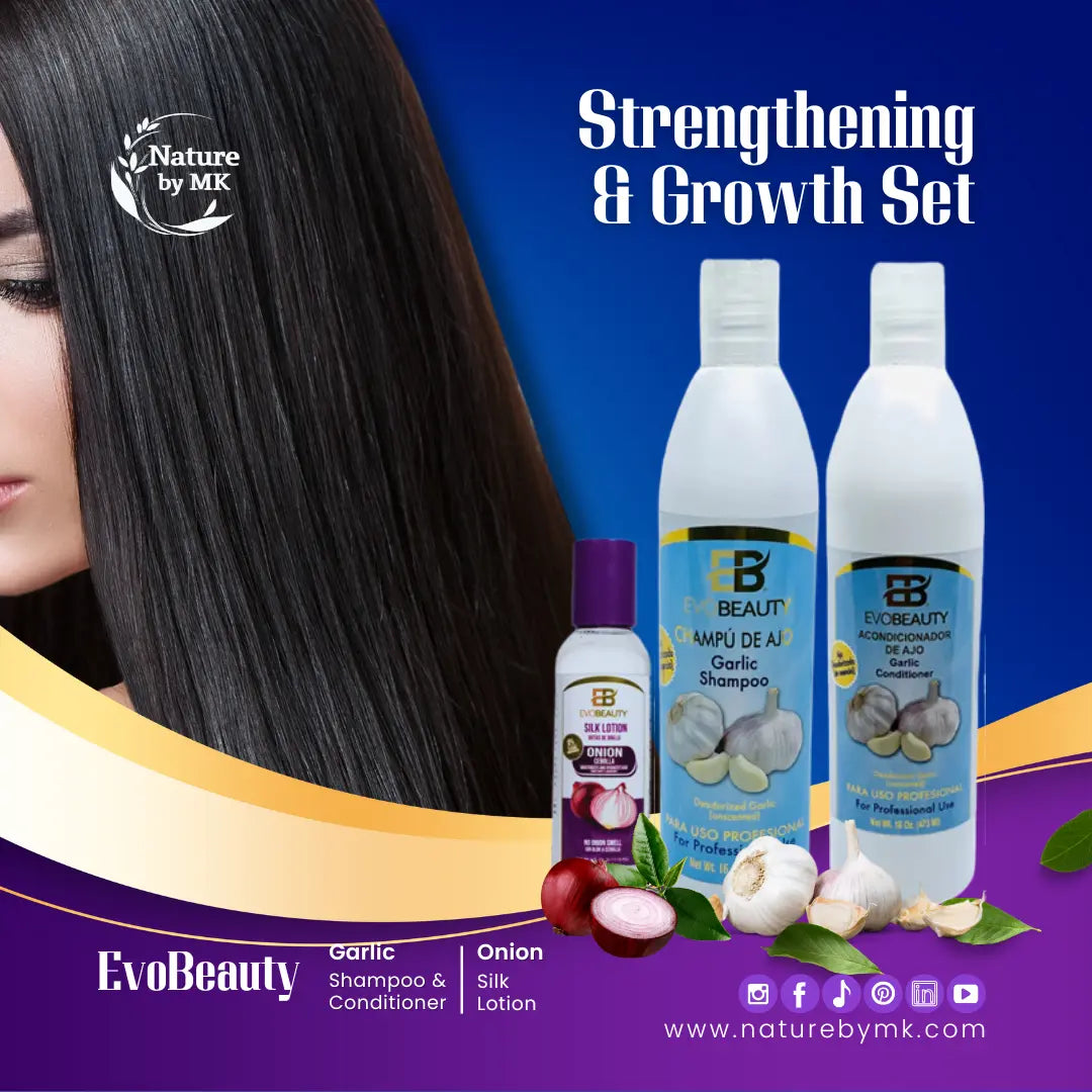 EvoBeauty Strengthening & Growth Set NaturebyMK
