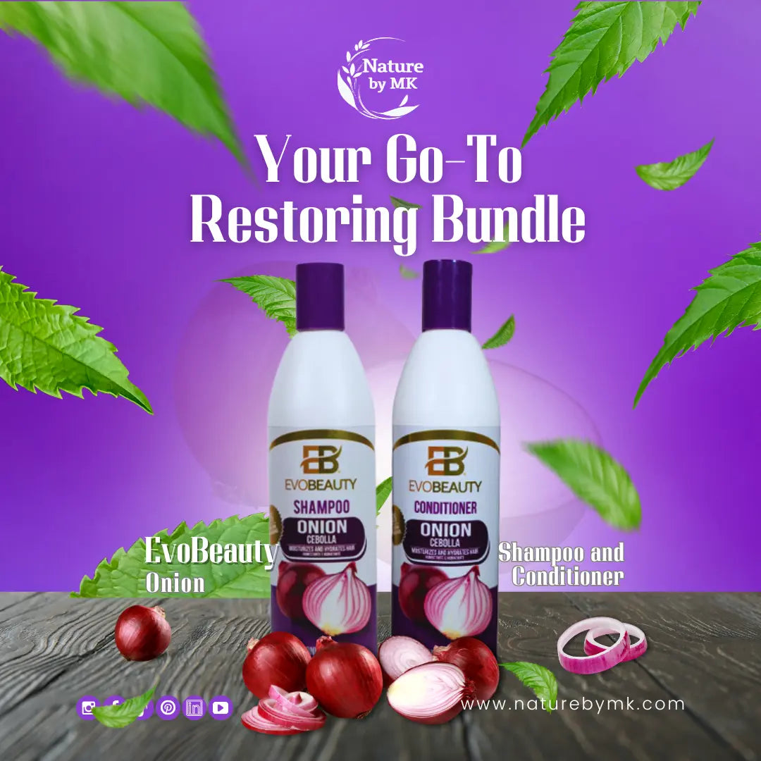 EvoBeauty Your Go-To Red Onion Restoring Bundle NaturebyMK