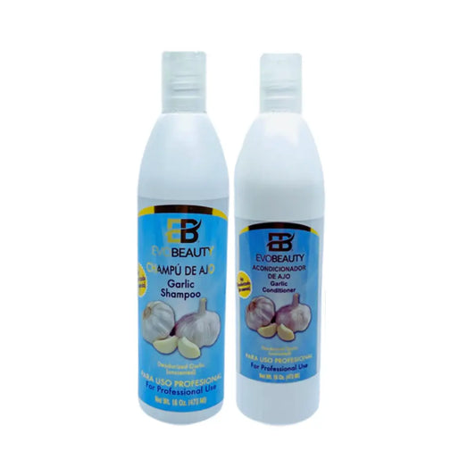 EvoBeauty Your Go To Garlic Hair Growth Bundle NaturebyMK