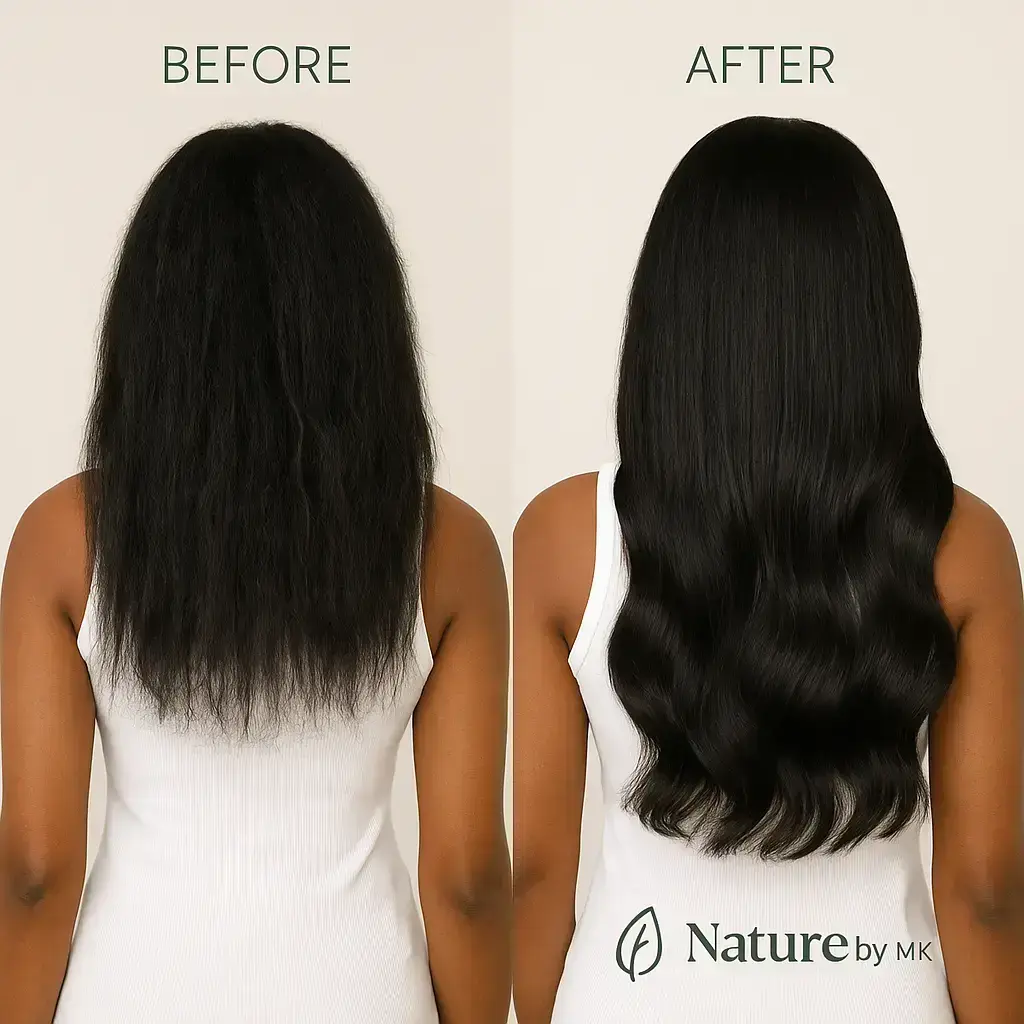 Acondicionador para el crecimiento y la reparación del cabello con ajo de EvoBeauty