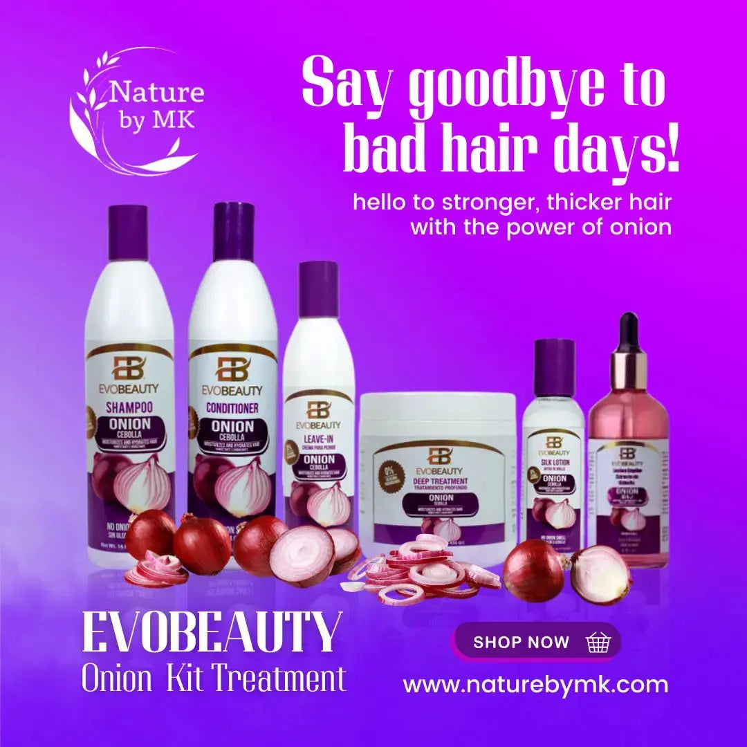 EvoBeauty Onion Anti-Hair Loss Kit NaturebyMK