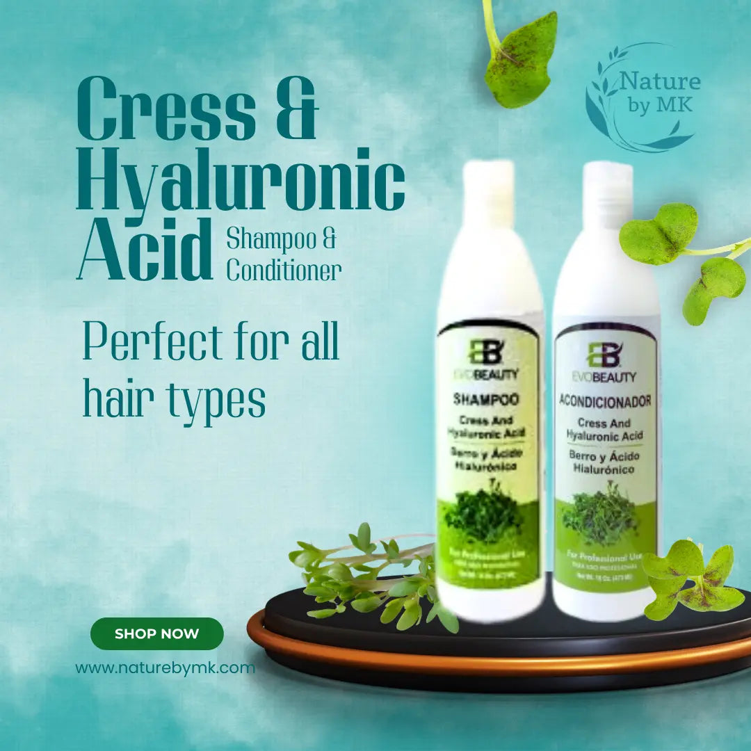 EvoBeauty Watercress & Hyaluronic Acid Hydrating Care Set NaturebyMK