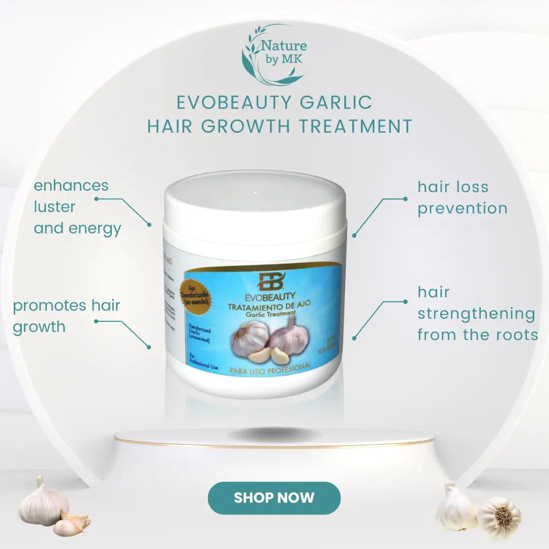 EvoBeauty Garlic Hair Growth Treatment NaturebyMK