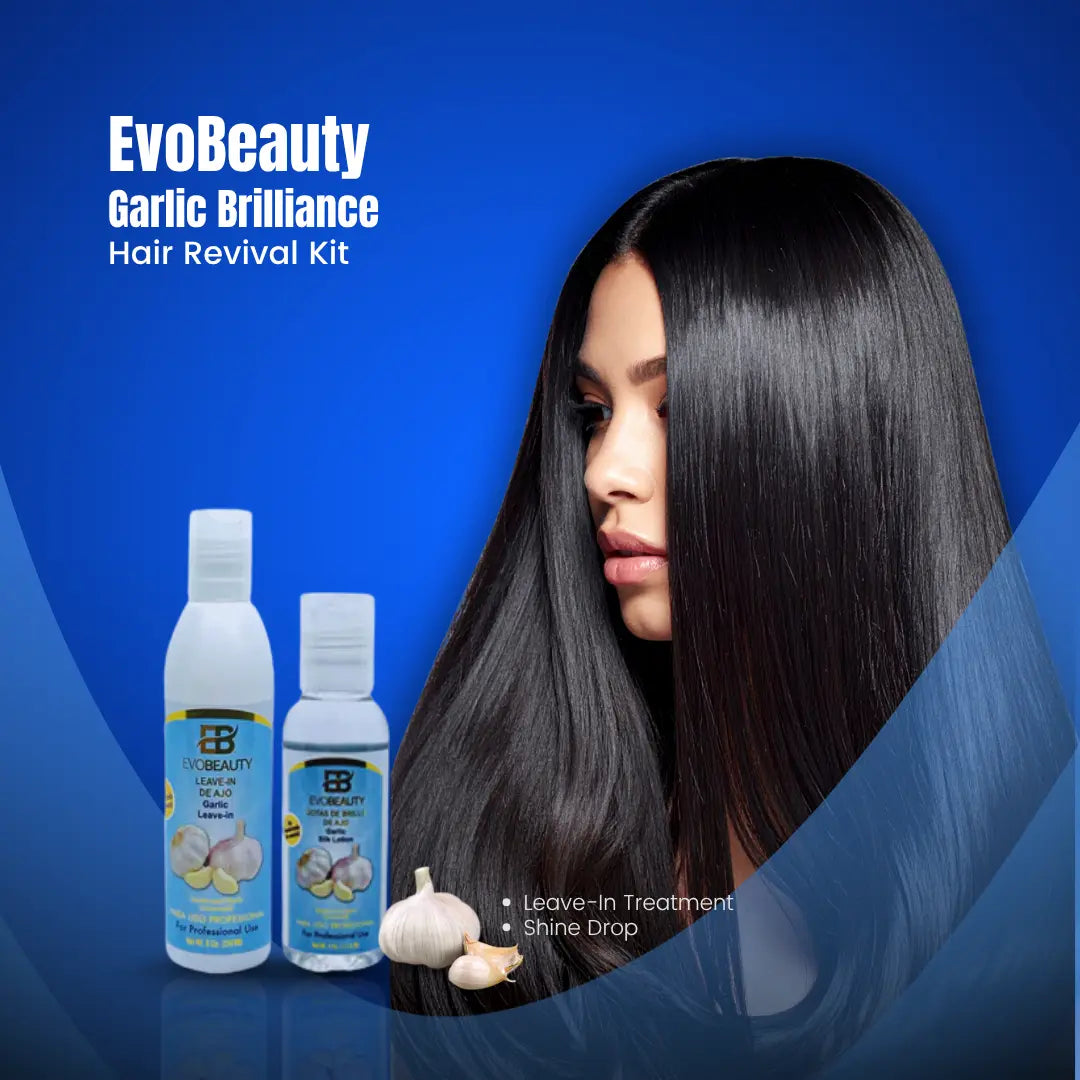 EvoBeauty Garlic Brilliance Hair Revival Kit