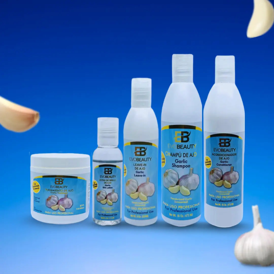 EvoBeauty Garlic Enhances Glow Hair Care Kit