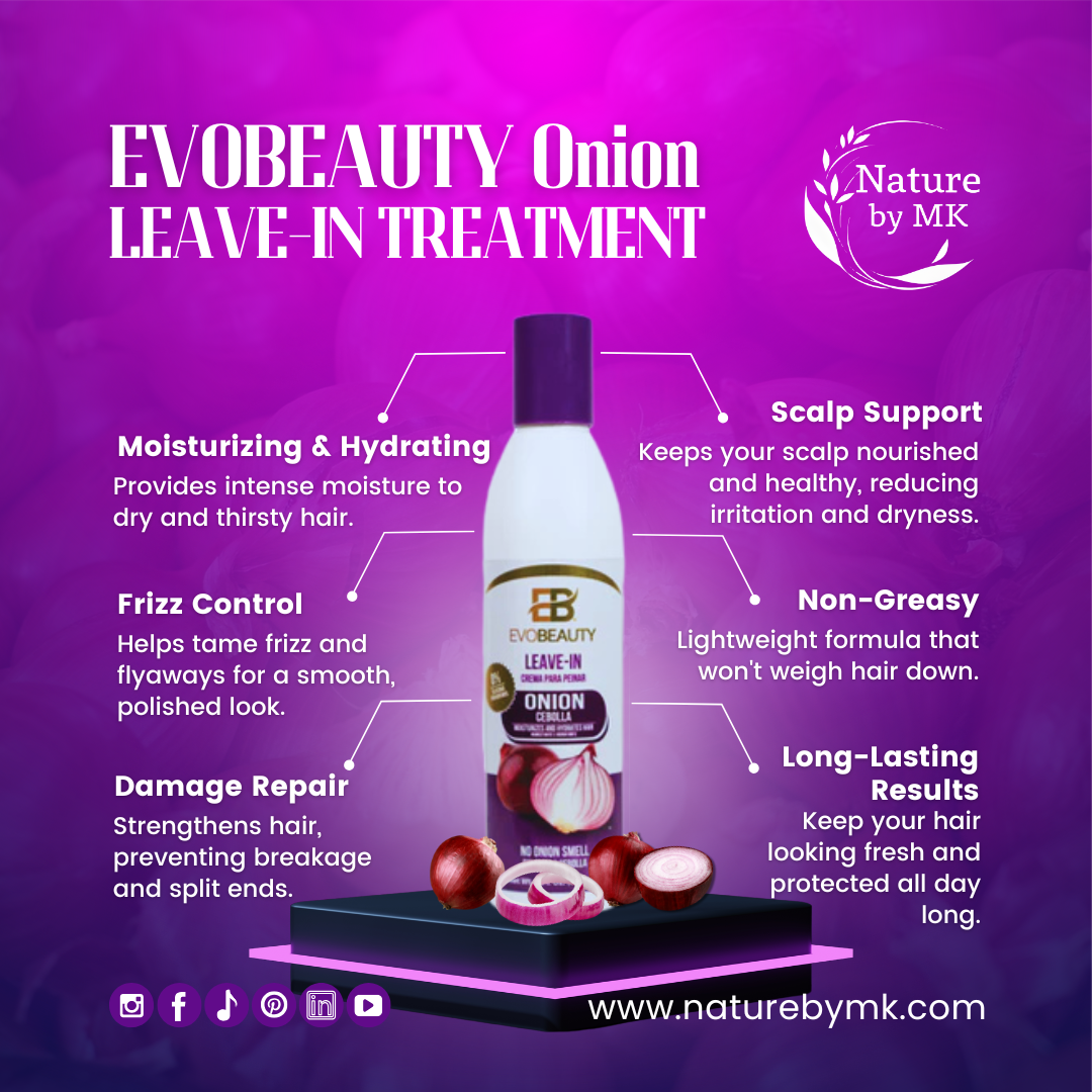 EvoBeauty Onion Restoring Leave-In Treatment NaturebyMK