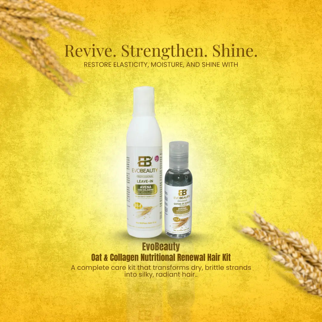 EvoBeauty Oat & Collagen Nutritional Renewal Hair Kit