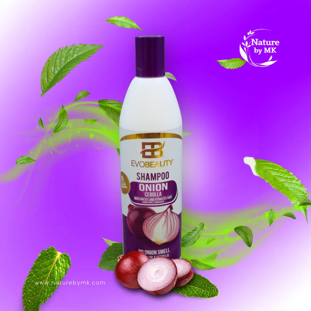 Champú restaurador de cebolla de EvoBeauty